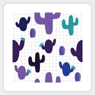 Cactus purple Sticker